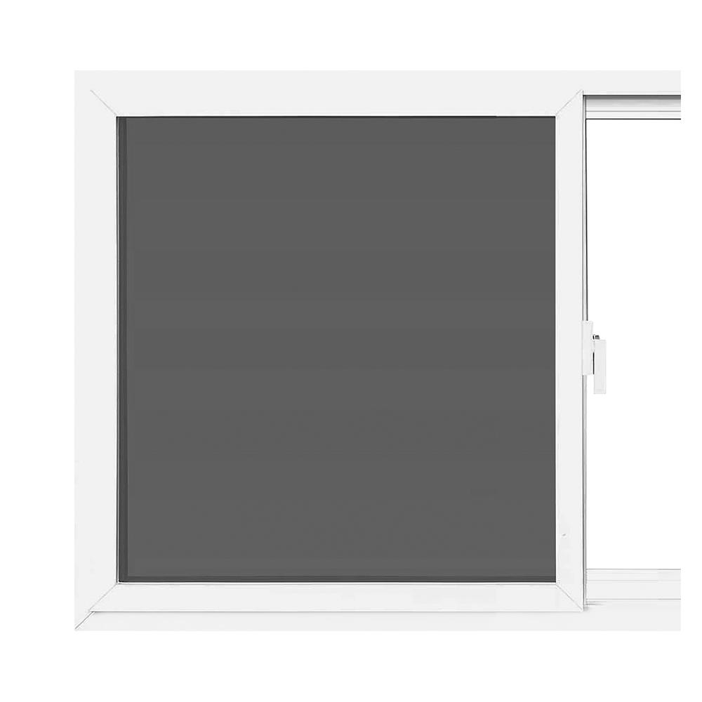 หน้าต่างบานเลื่อน UPVC S-F-S มุ้ง AZLE-EURO FRAME 180X110 ซม. สีขาว