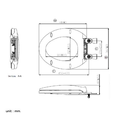 ฝารองนั่งพลาสติก AMERICAN STANDARD CL6148M-6D สีขาว_1