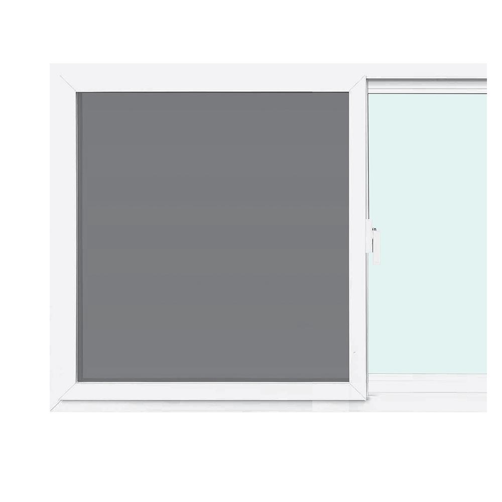 หน้าต่างบานเลื่อน UPVC S-S มุ้ง AZLE-EURO FRAME 80X50 ซม. สีขาว