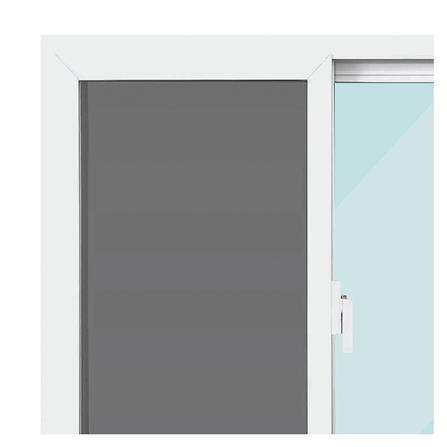 หน้าต่างบานเลื่อน UPVC S-S มุ้ง AZLE-EURO FRAME 100x110 ซม. สีขาว_1