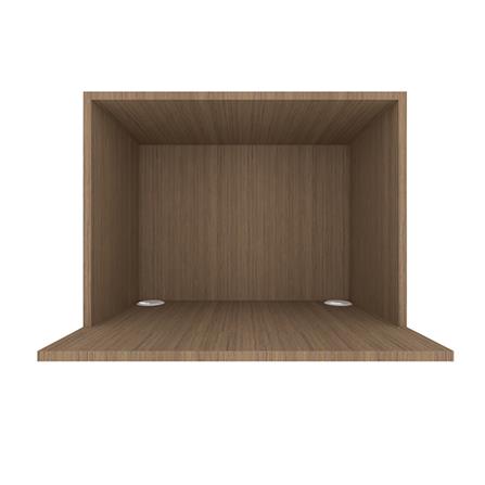 ตู้แขวนไมโครเวฟ PARAZZO ENZO 60x45 ซม. สีช็อกโกแลต