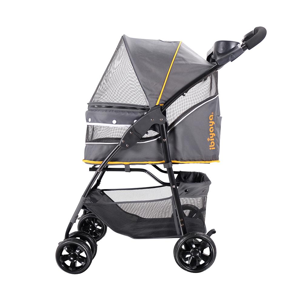 รถเข็น Ibiyaya Cloud9 pet stroller mustard yellow