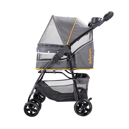 รถเข็น Ibiyaya Cloud9 pet stroller mustard yellow_1