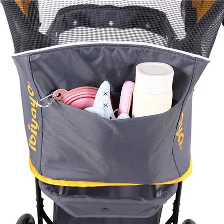รถเข็น Ibiyaya Cloud9 pet stroller mustard yellow_5