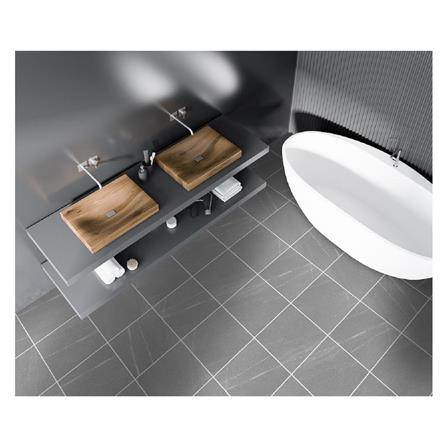 กระเบื้องพื้นพอร์ซเลน 12x12 นิ้ว COTTO ฟอลคอน เทาเข้ม PM_4