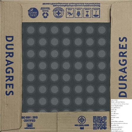 กระเบื้องพื้น 12x12 นิ้ว DURAGRES ไซเคิล ดำ A_5