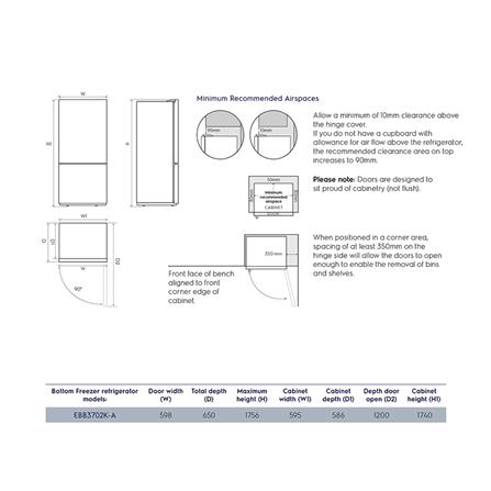 ตู้เย็น 2 ประตู ELECTROLUX EBB3702K-A 11.8 คิว สีเงิน_5