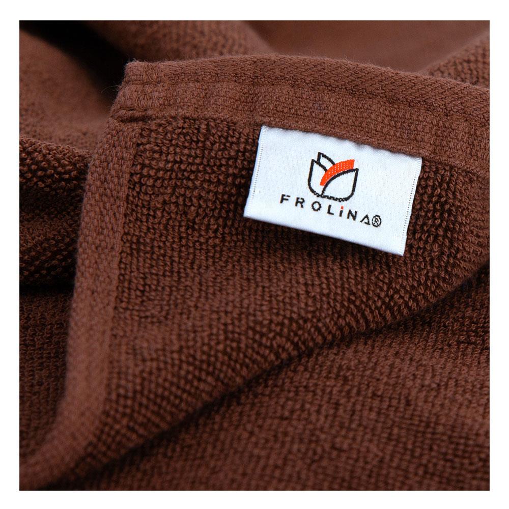 ผ้าขนหนู FROLINA GRACE 15x30 นิ้ว สี BROWN