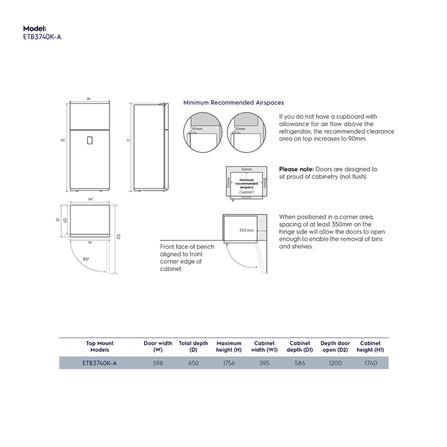 ตู้เย็น 2 ประตู ELECTROLUX ETB3740K-A 12 คิว สีเงิน_4