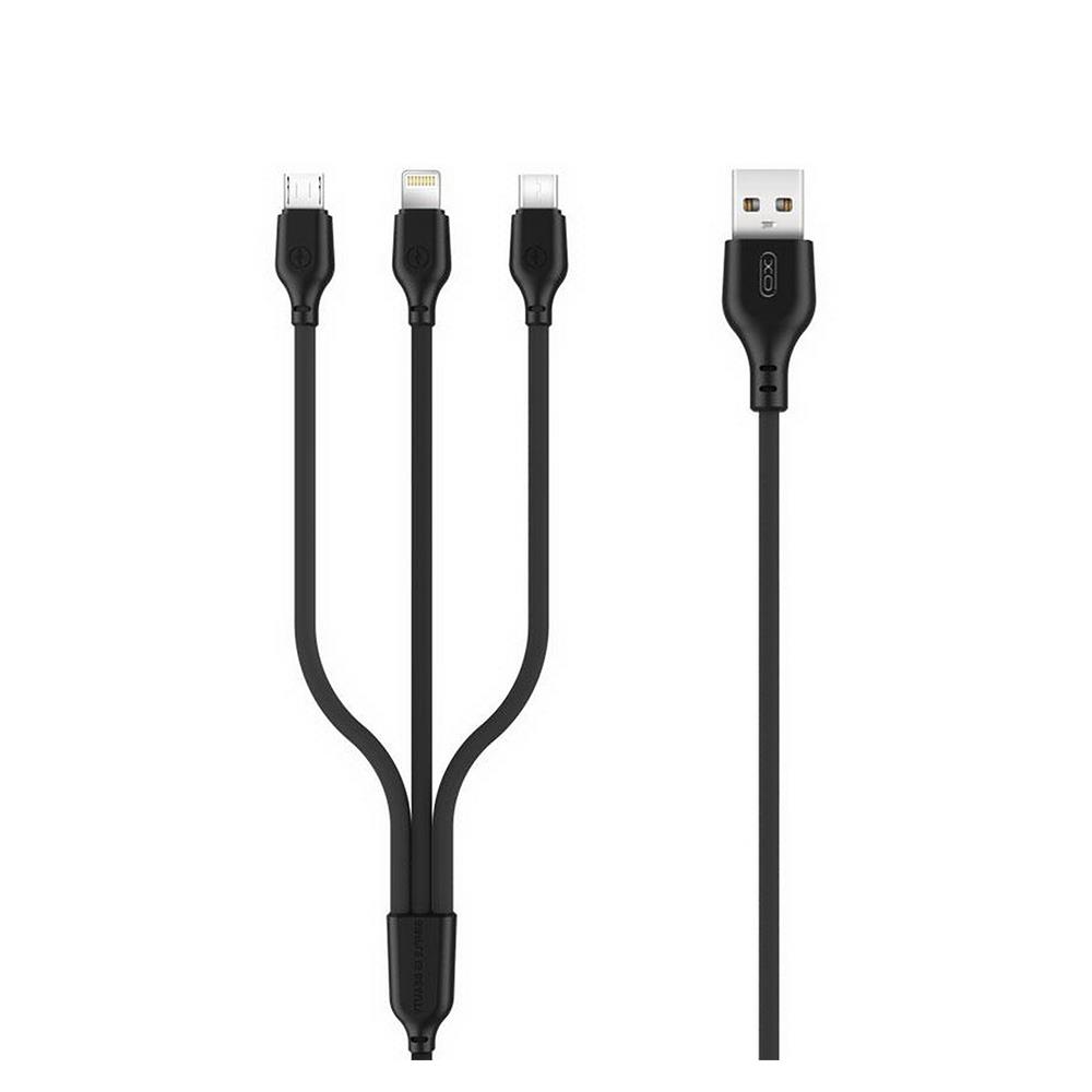 สายชาร์จ 3IN1 XO NB103 สีดำ