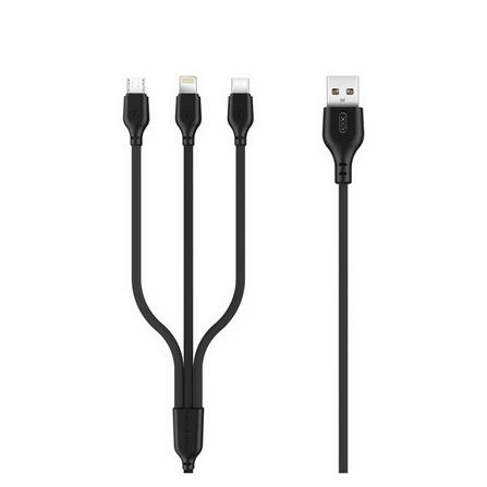 สายชาร์จ 3IN1 XO NB103 สีดำ_0