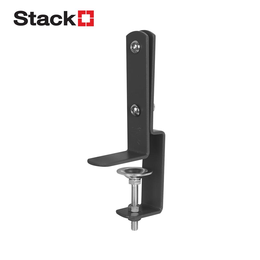 ชุดขายึดโต๊ะสำหรับแผงเหล็ก STACKO สีเทา แพ็ก 2 ชิ้น