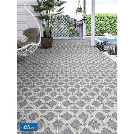 กระเบื้องพื้น 16x16 นิ้ว DURAGRES สราญรมย์ เทา A 0.96M2_2