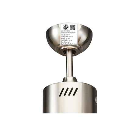 พัดลมโคมไฟ LED WINFAVOUR TC49 18 วัตต์ DAYLIGHT/WARM WHITE/COOL WHITE 46 นิ้ว 1 หัว สีน้ำตาล/โครเมียม_4