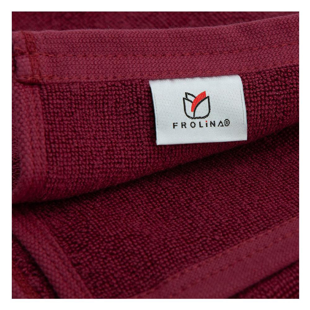 ผ้าขนหนู FROLINA GRACE 15x30 นิ้ว สี BURGUNDY