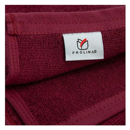 ผ้าขนหนู FROLINA GRACE 15x30 นิ้ว สี BURGUNDY_3