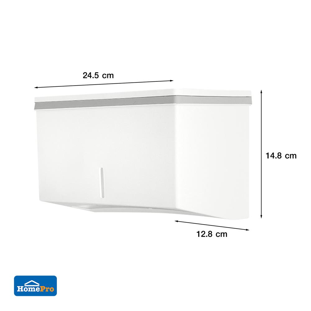 กล่องใส่กระดาษทิชชู่แบบติดผนัง KECH