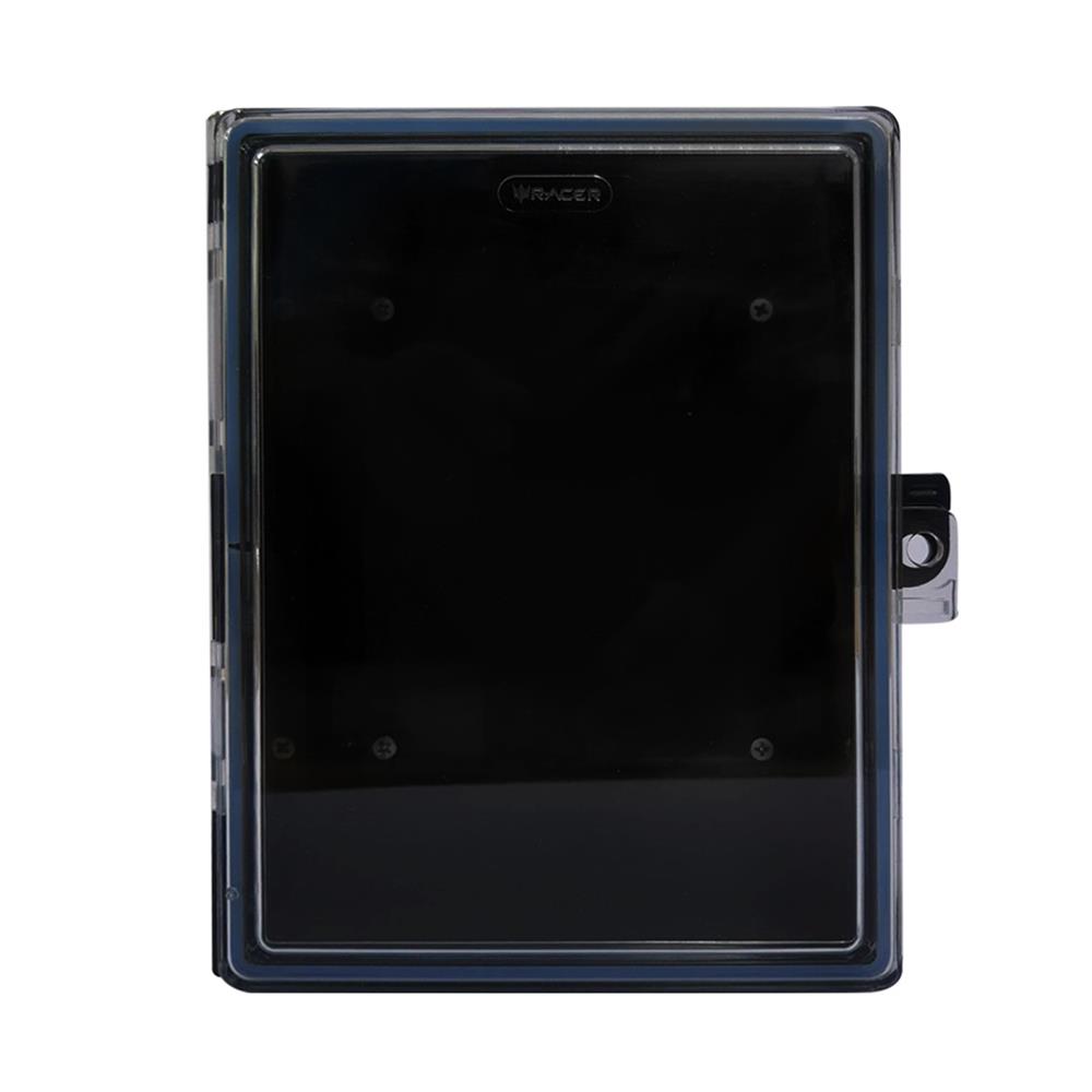 ตู้กันน้ำฝาใส RACER EE000-BK-TC 4x6 นิ้ว สีดำ