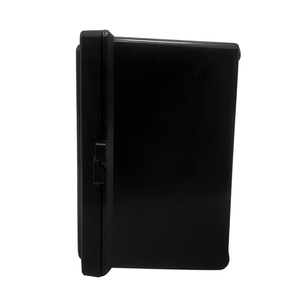 ตู้กันน้ำฝาใส RACER EE000-BK-TC 4x6 นิ้ว สีดำ