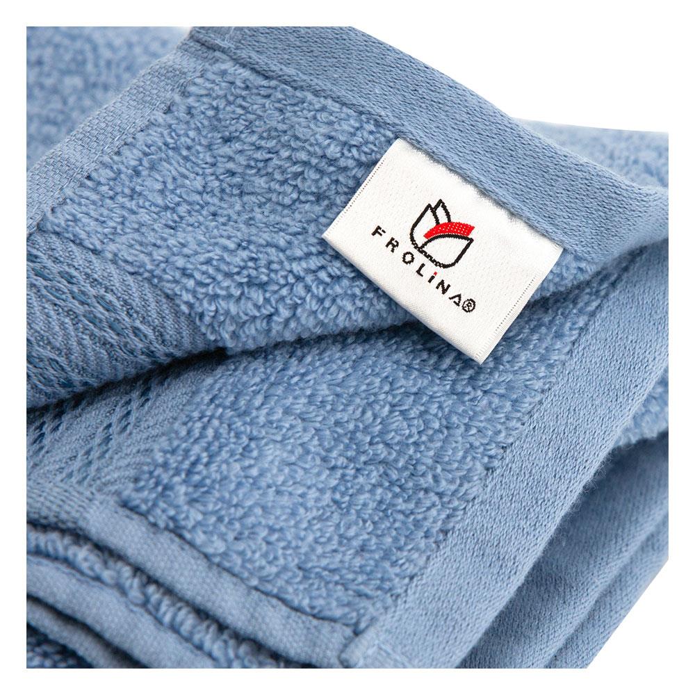 ผ้าขนหนู FROLINA ECO SOFT 30x55 นิ้ว สีฟ้า