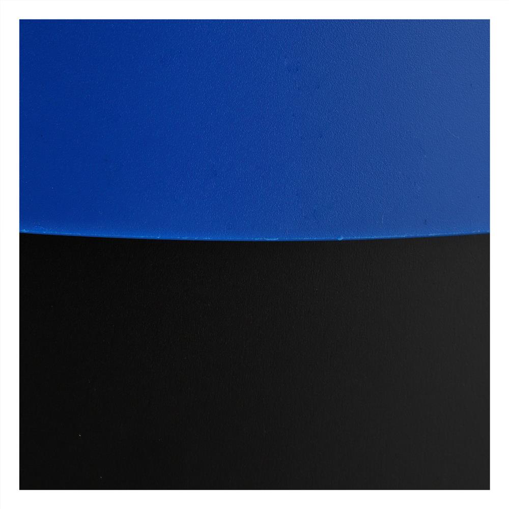 ถังขยะกลม ME LIVING HONEY 12 ลิตร สีดำฝาน้ำเงิน