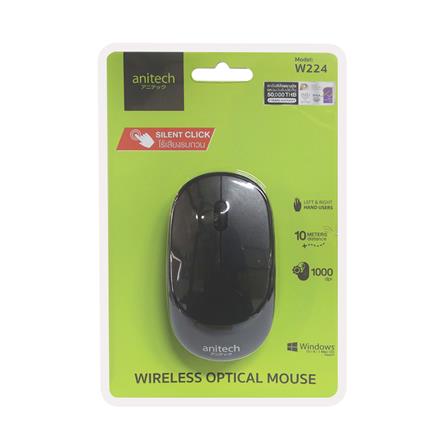 เมาส์ไร้สาย ANITECH W224 สีดำ_2