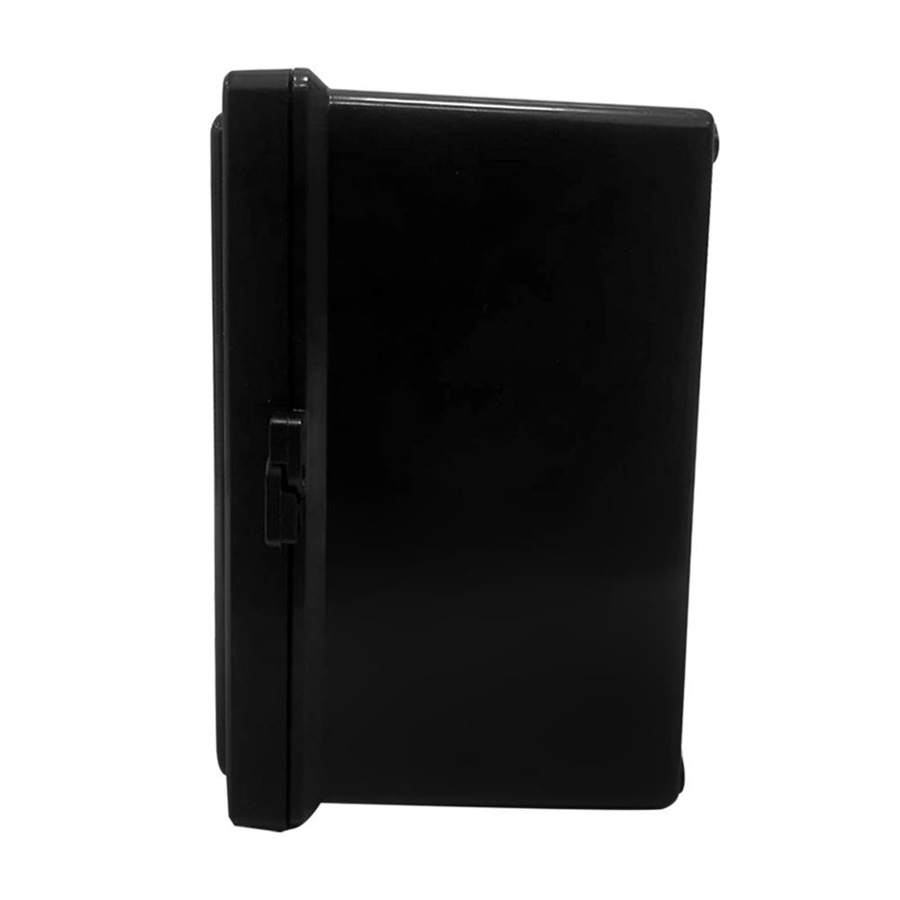 ตู้กันน้ำฝาใส RACER EE001-BK-TC 6x8 นิ้ว สีดำ