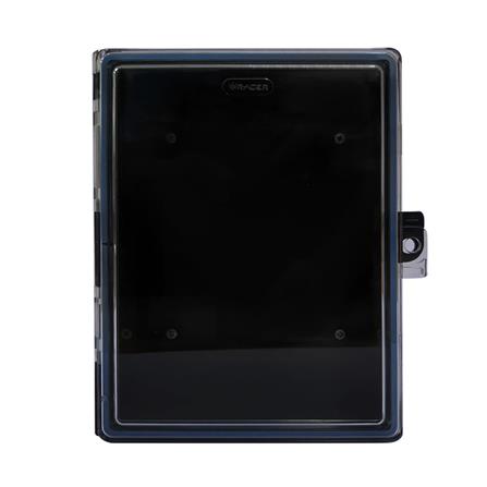 ตู้กันน้ำฝาใส RACER EE001-BK-TC 6x8 นิ้ว สีดำ_0