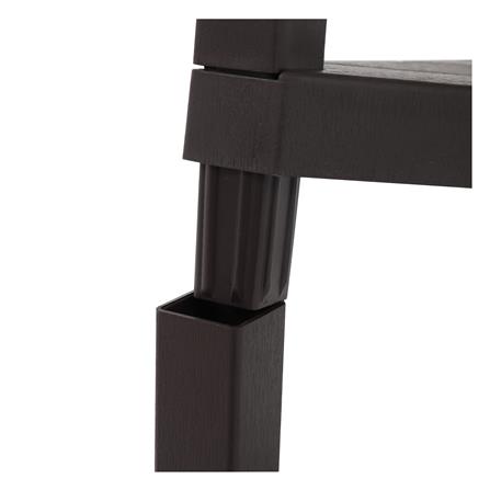 ชั้นวางของเข้ามุม 4 ชั้น STACKO BRICK 46.5x33x100 ซม. สีน้ำตาล_2