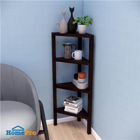 ชั้นวางของเข้ามุม 4 ชั้น STACKO BRICK 46.5x33x100 ซม. สีน้ำตาล_4