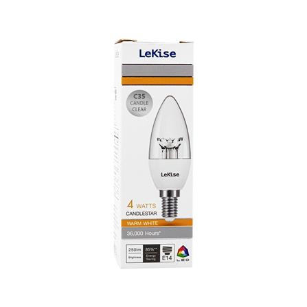 หลอด LED LEKISE C35 CANDLE STAR 4 วัตต์ WARMWHITE E14_1
