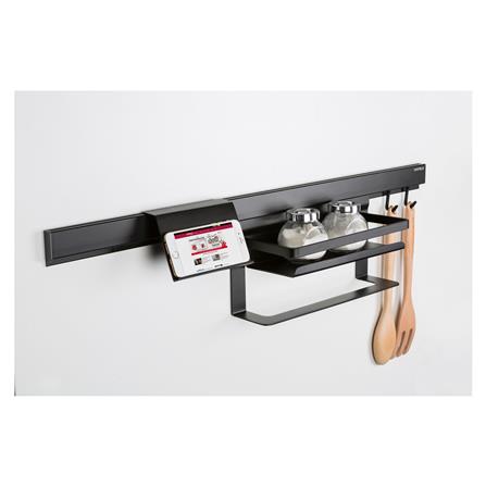 รางแขวนอุปกรณ์ครัว HAFELE 495.34.810 สีดำ_2