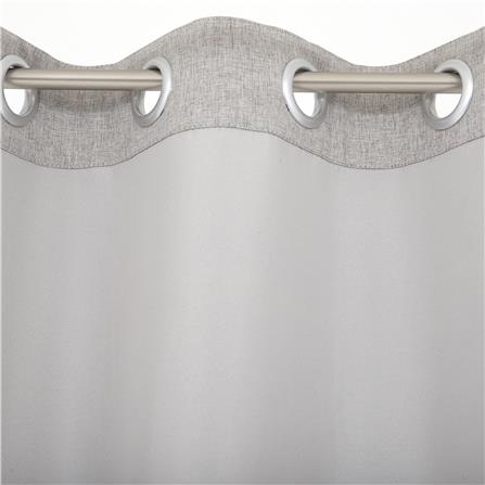 ผ้าม่าน EYELET HOME LIVING STYLE PALE UV 135X220 ซม. สีเทา_3