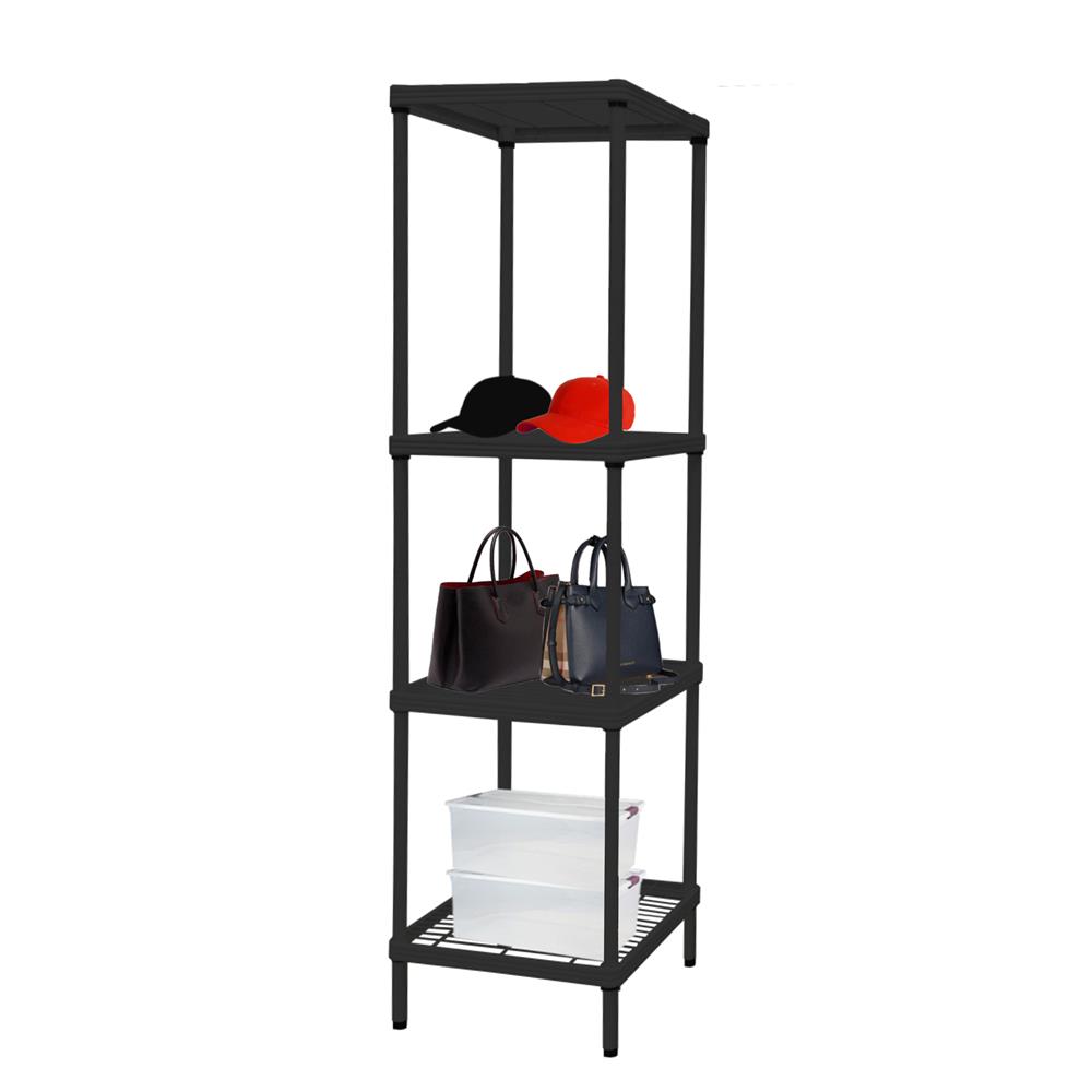 ชั้นวางของ 4 ชั้น FURDINI ACCO WIRELINNER สีดำ