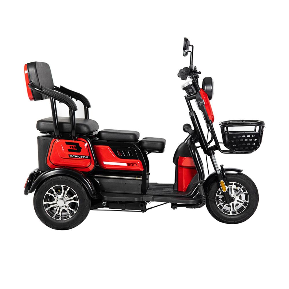 สกู๊ตเตอร์ไฟฟ้า 3 ล้อ EM 7 สีแดง_0