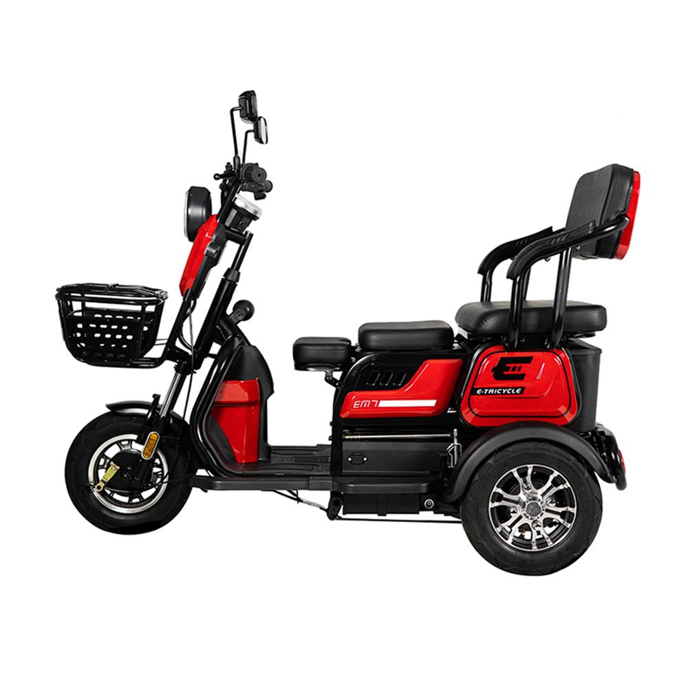สกู๊ตเตอร์ไฟฟ้า 3 ล้อ EM 7 สีแดง