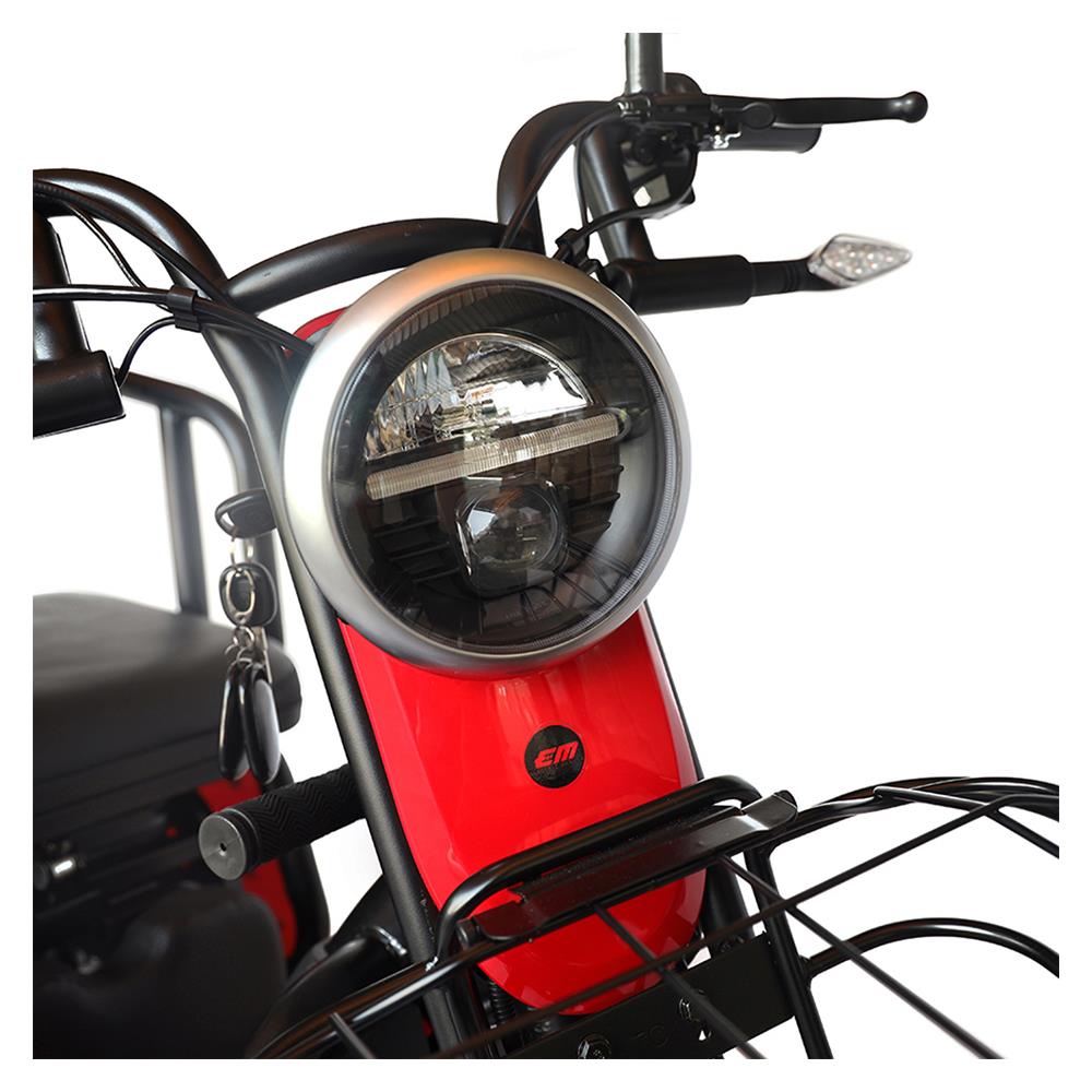 สกู๊ตเตอร์ไฟฟ้า 3 ล้อ EM 7 สีแดง