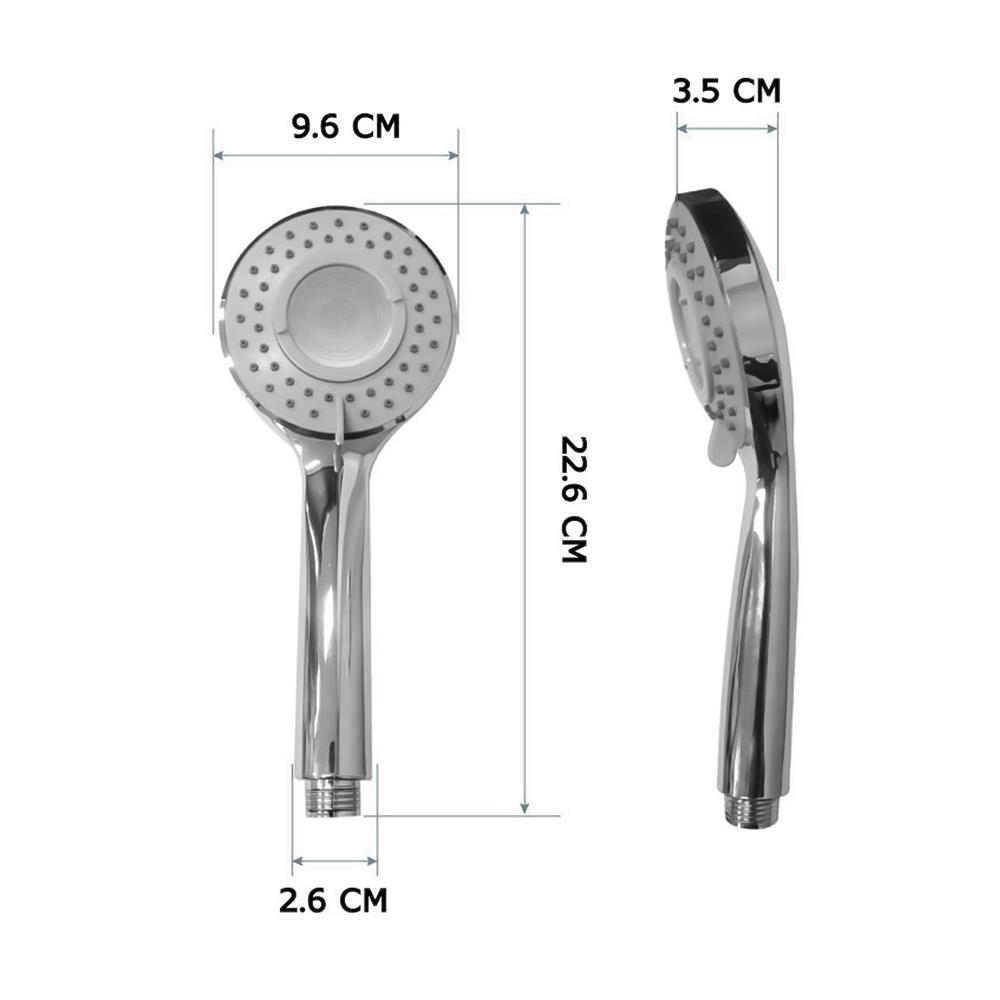 ชุดฝักบัวสายอ่อน 3 ระดับ LUZERN รุ่น HS-9167 สีโครม