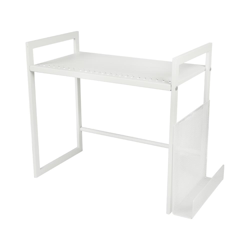 ชั้นวางคร่อมไมโครเวฟ พร้อมที่วางเขียง KECH COCO สีขาว