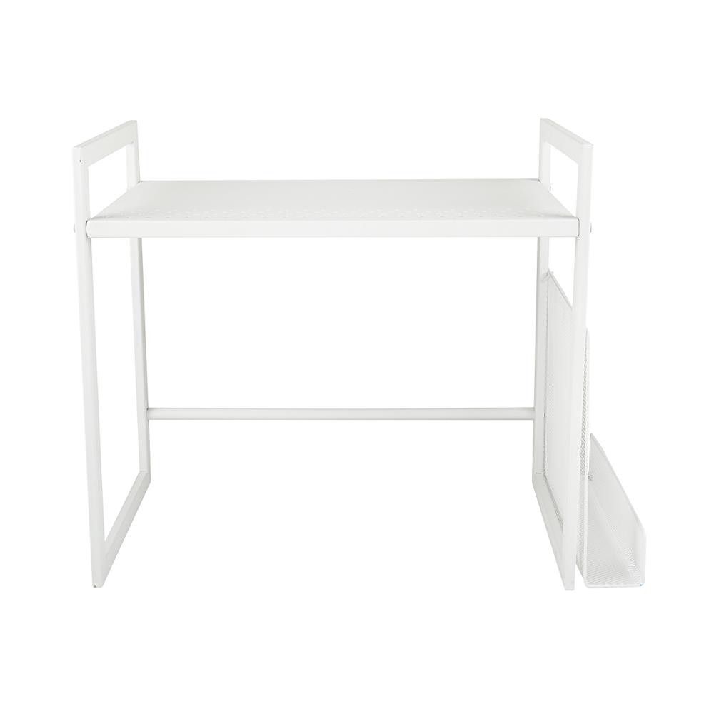 ชั้นวางคร่อมไมโครเวฟ พร้อมที่วางเขียง KECH COCO สีขาว