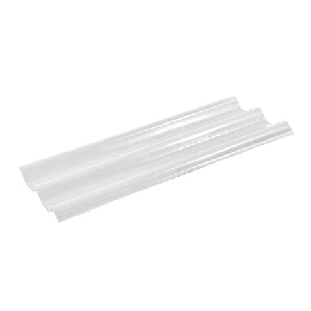 แผ่นโปร่งแสง ลอนคู่ ผิวส้ม SUNSHIELD 1.5 มม. 0.51X1.2 ม. สีใส_0