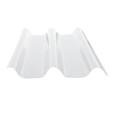 แผ่นโปร่งแสง ลอนคู่ ผิวส้ม SUNSHIELD 1.5 มม. 0.51X1.2 ม. สีใส_2