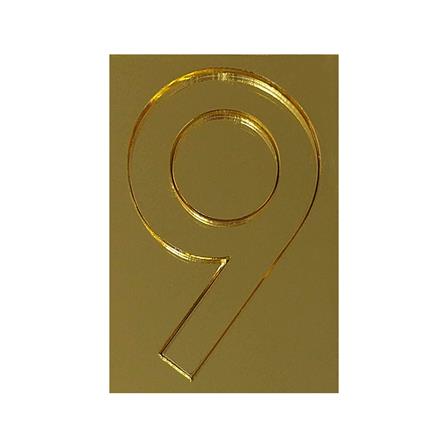 ตัวเลขอารบิก "9" S&T 91 สีทอง