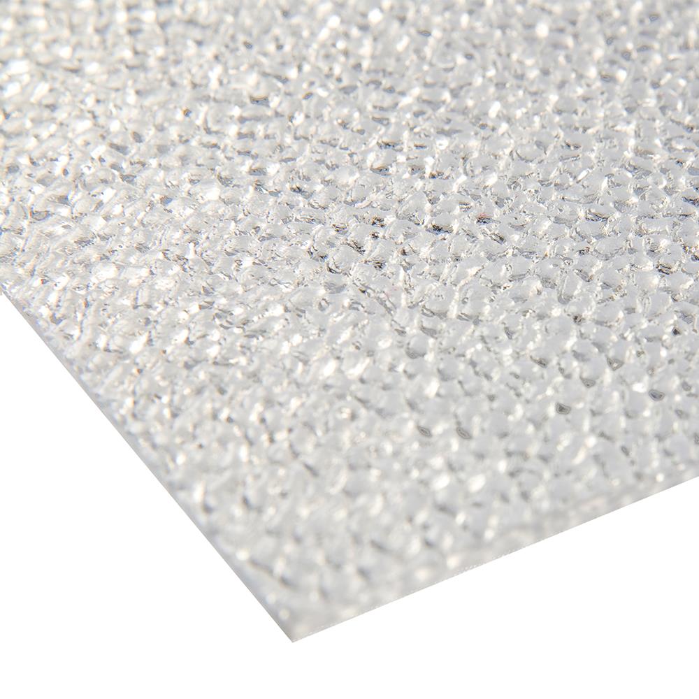 แผ่นโปร่งแสง งานฝ้า ผิวส้ม SUNSHIELD 1.5 มม. 0.6X0.6 ม. สีใส