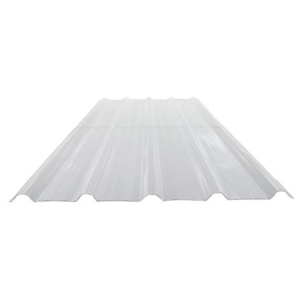 แผ่นโปร่งแสง ลอนเมทัลชีท SUNSHIELD 1.35 มม. 0.82X2.2 ม. สีใส_2