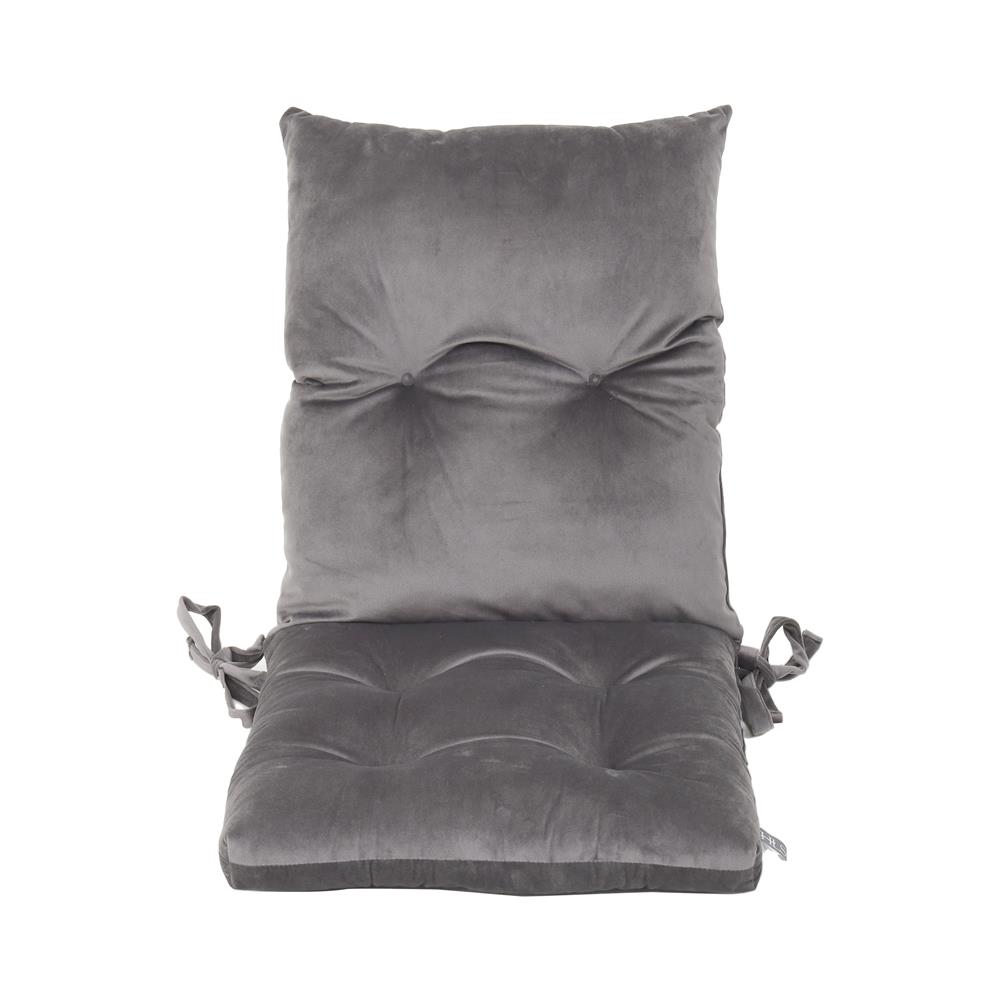 เบาะรองนั่ง HOME LIVING STYLE FINE 17x20 นิ้ว สีเทา