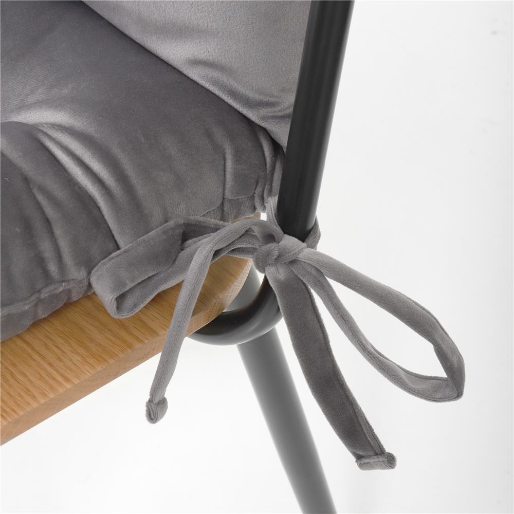 เบาะรองนั่ง HOME LIVING STYLE FINE 17x20 นิ้ว สีเทา