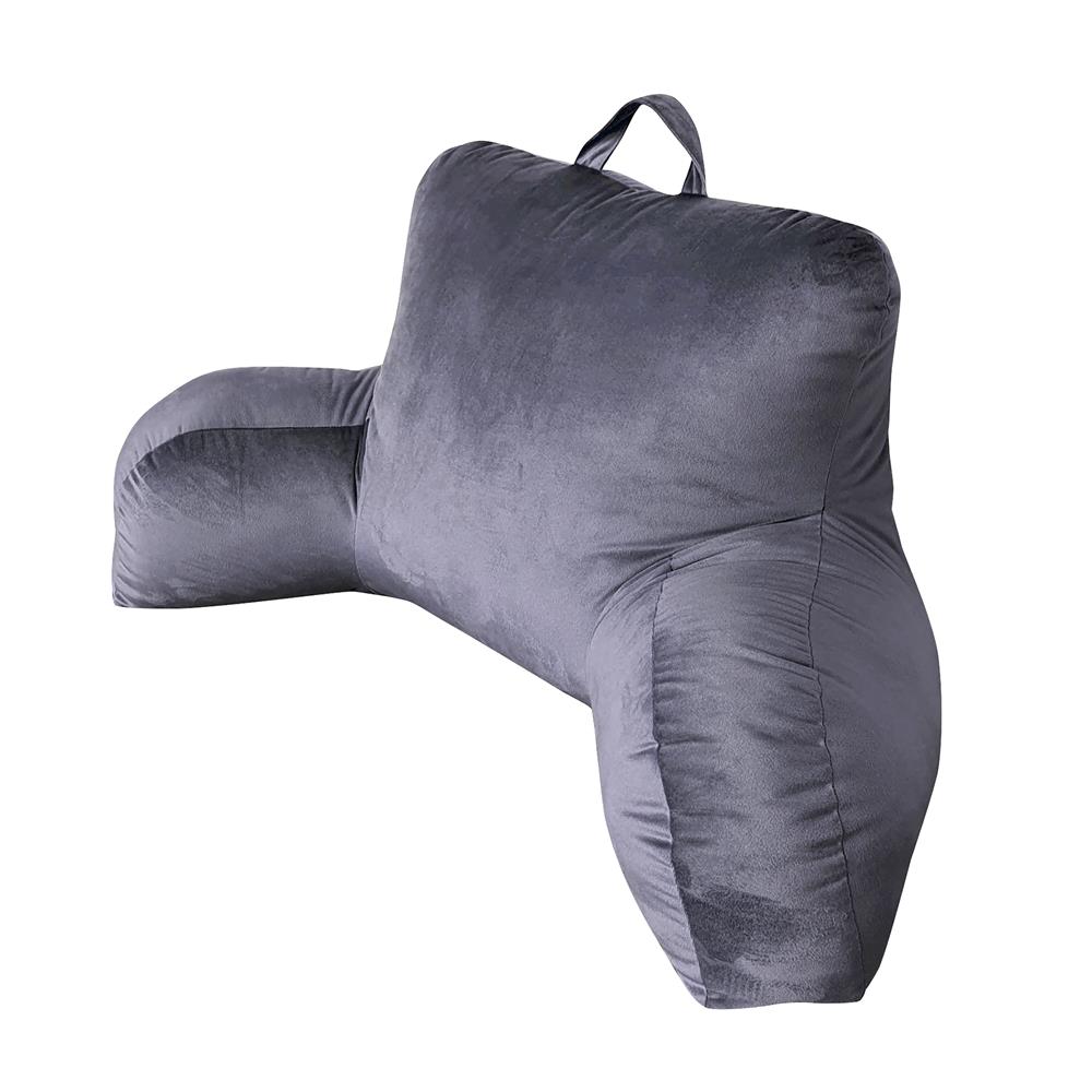 เบาะรองหลัง HOME LIVING STYLE FUR 18x29 นิ้ว สีเทา