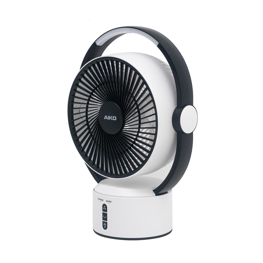 พัดลมตั้งโต๊ะ 9 นิ้ว AIKO KN-L2819-WBK สีขาว/ดำ