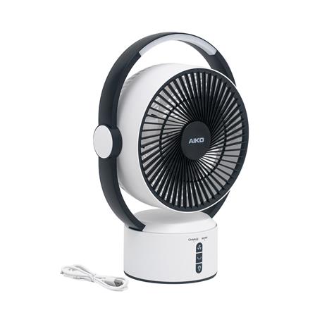 พัดลมตั้งโต๊ะ 9 นิ้ว AIKO KN-L2819-WBK สีขาว/ดำ_2